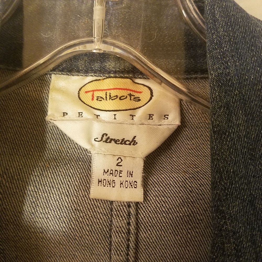 Talbots Jean Jacket - Picture 2 of 3